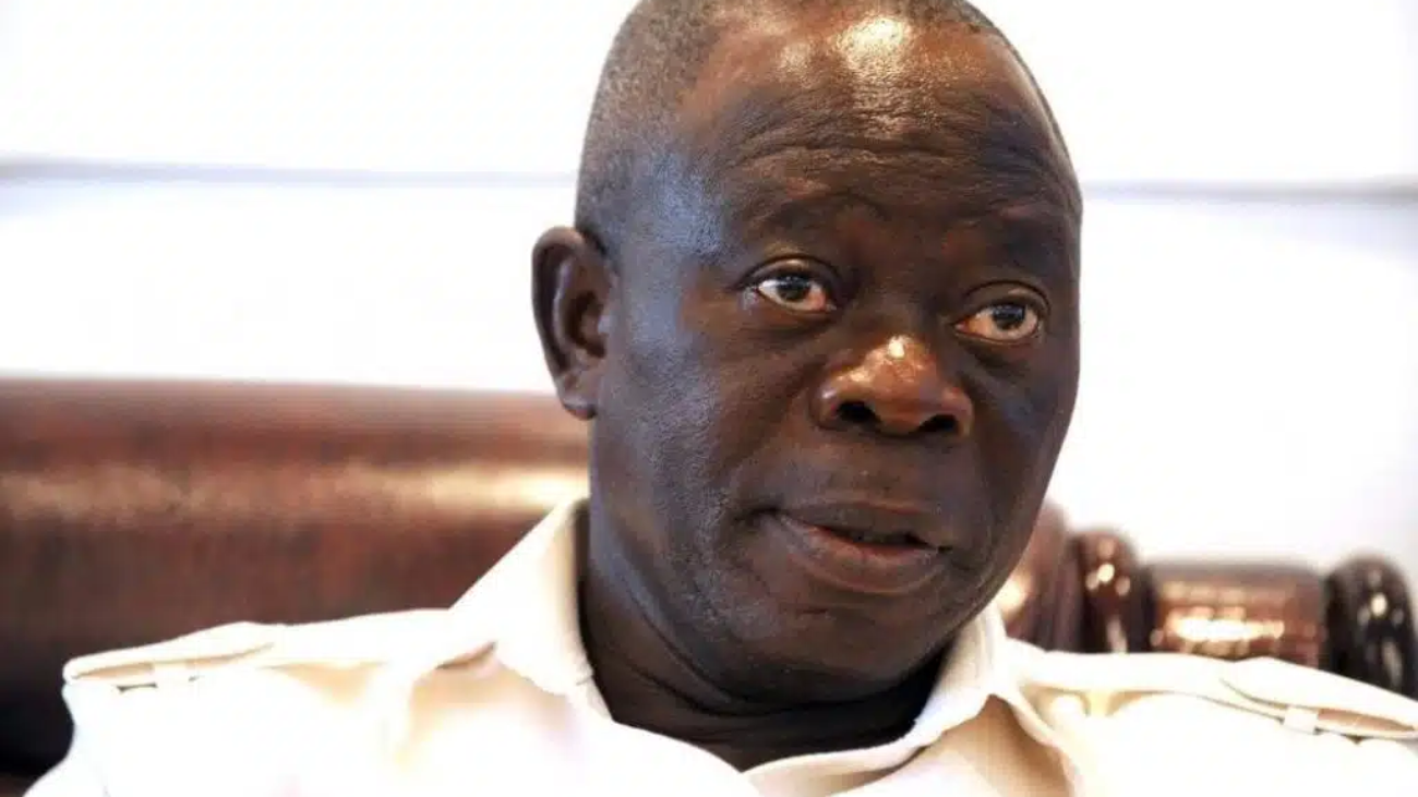 Former Governor of Edo State, Adams Oshiomhole