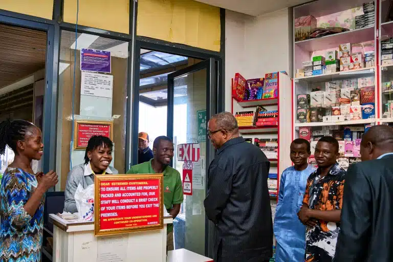Peter Obi Spotted Shopping At Abuja Supermarket, Greets Staff And Shoppers